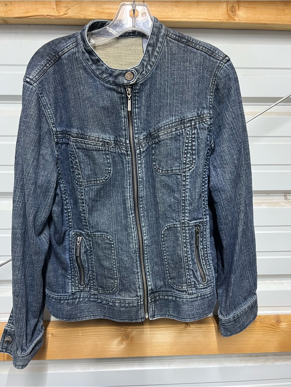 Liz Claiborne Navy Denim Jacket
